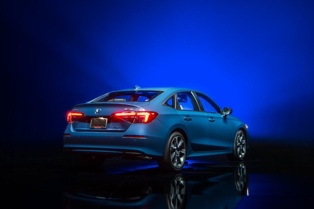 2026 honda civic hybrid back side design