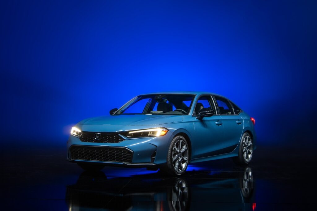 2026 honda civic hybrid front part design