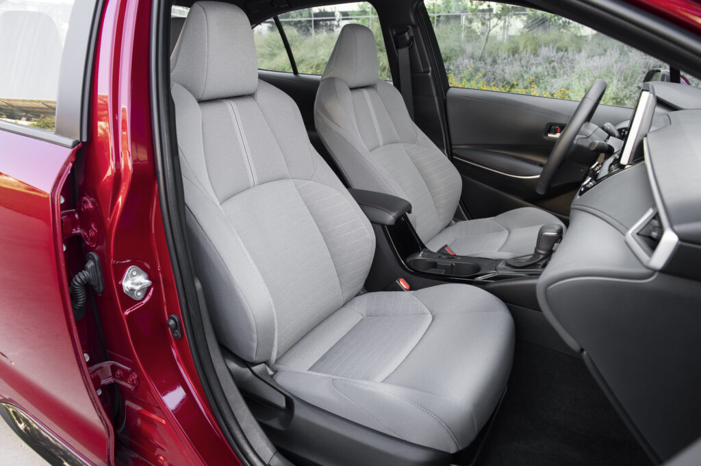 2026 toyota corolla seat materials