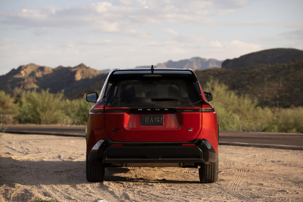 2026 toyota rav4 back side design