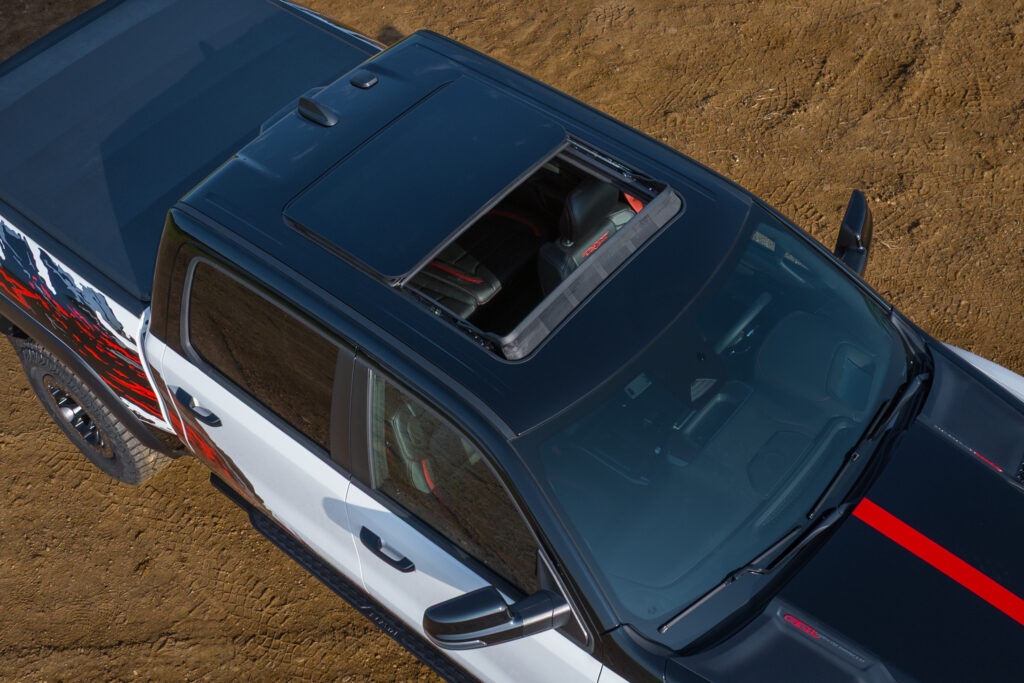 2027 ram 1500 trx srt bloodshot night in bright white