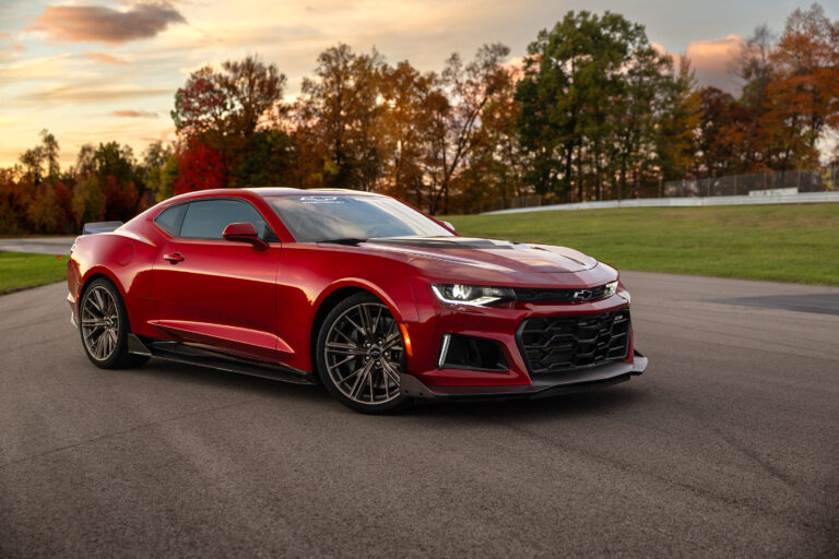 2028 Chevrolet Camaro modern muscle car exterior front view