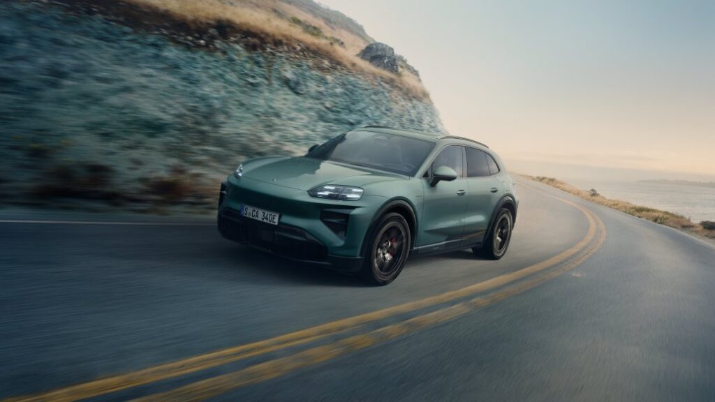 2026 Porsche Cayenne Electric luxury performance SUV showcasing a sleek exterior design, advanced EV technology, and premium styling