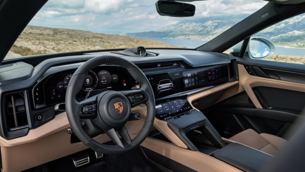 2026 porsche cayenne electric cabin design