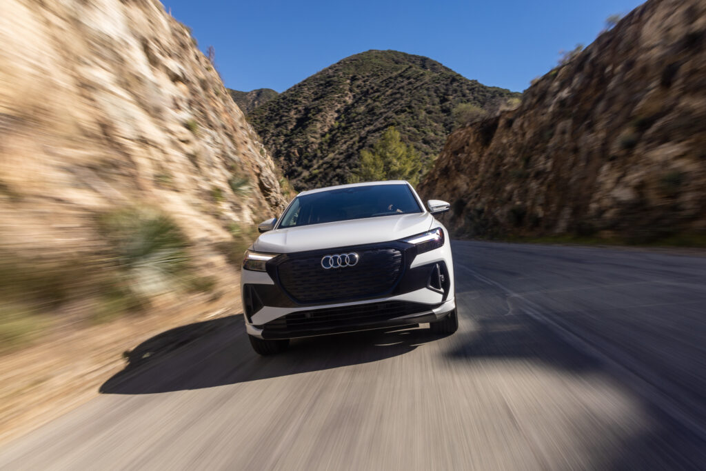 2027 audi q4 quattro e tron driving experience