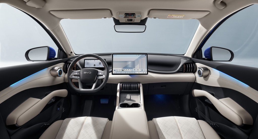 2027 byd atto 3 cabin features