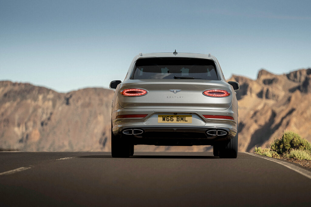 2027 bentley bentayga artenara back side design