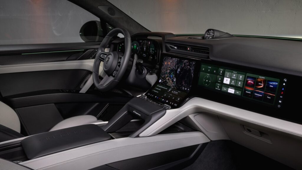 2027 porsche cayenne s coupe electric cabin design