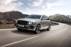 2027 Bentley Bentayga Artenara luxury SUV exterior front view in premium setting