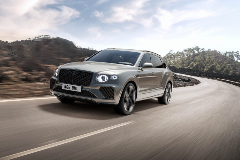 2027 Bentley Bentayga Artenara luxury SUV exterior front view in premium setting