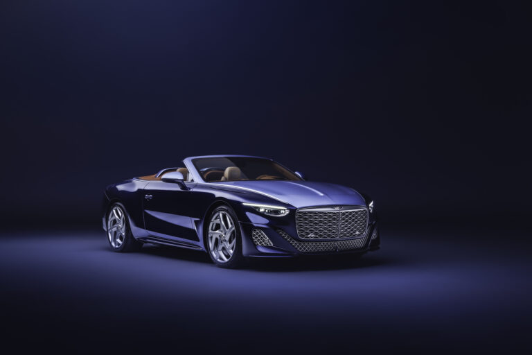 2027 Bentley Batur Convertible open-top grand tourer by Mulliner in custom paint
