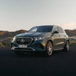 2027 Mercedes-AMG GLE 53 HYBRID with AMG grille, LED lights, and sporty SUV design.