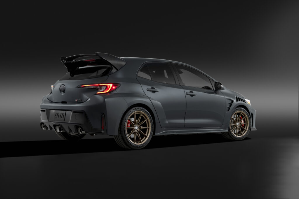 2026 toyota grmn corolla agressive rear part
