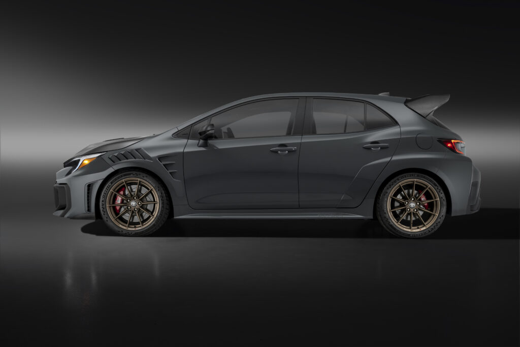 2026 toyota grmn corolla side design