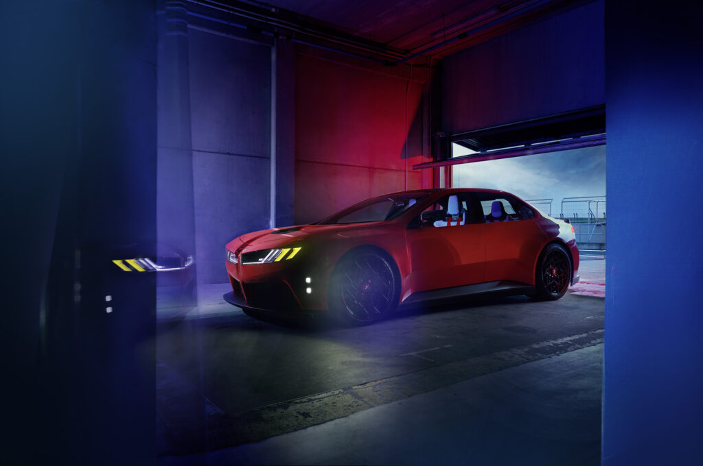 BMW M Concept Neue Klasse performance concept car showcasing its futuristic exterior design