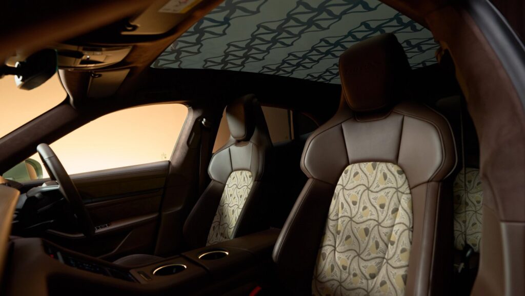 Porsche Taycan Turbo S Soho House: one sophisticated design and materials