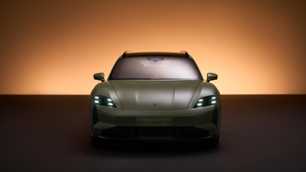 Porsche Taycan Turbo S Soho House One special edition showcasing its exclusive exterior design