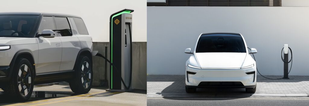 Rivian R2 vs Tesla Model Y: Incredible Detailed Comparison rivian r2 vs tesla model y charging